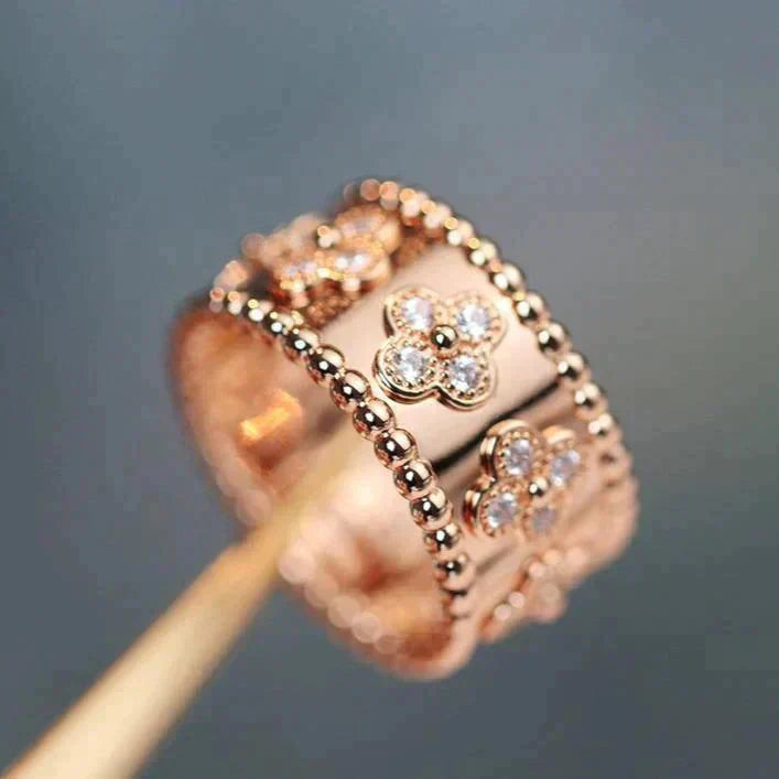 [Stars Jewelry]CLOVER KALEIDOSCOPE RING 10MM