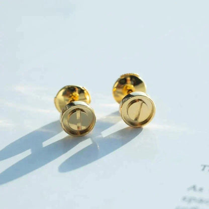 [Stars Jewelry]LOVE EARRINGS GOLD 10MM