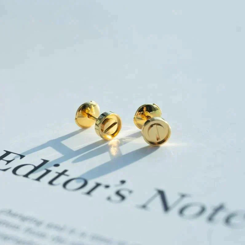 [Stars Jewelry]LOVE EARRINGS GOLD 10MM