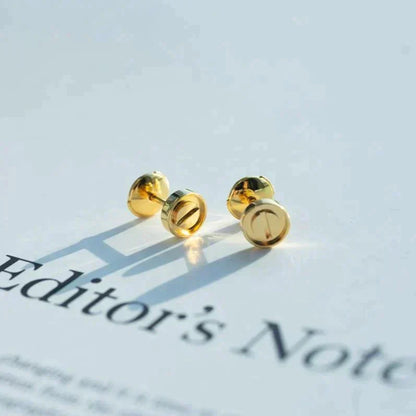 [Stars Jewelry]LOVE EARRINGS GOLD 10MM
