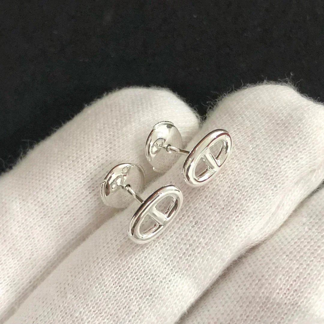 [Stars Jewelry]CHAINE SMALL EARRINGS GOLD AND SILVER