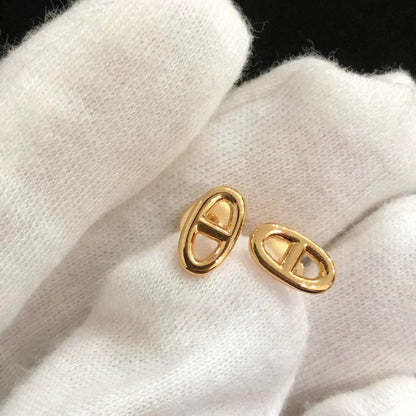 [Stars Jewelry]CHAINE SMALL EARRINGS GOLD AND SILVER