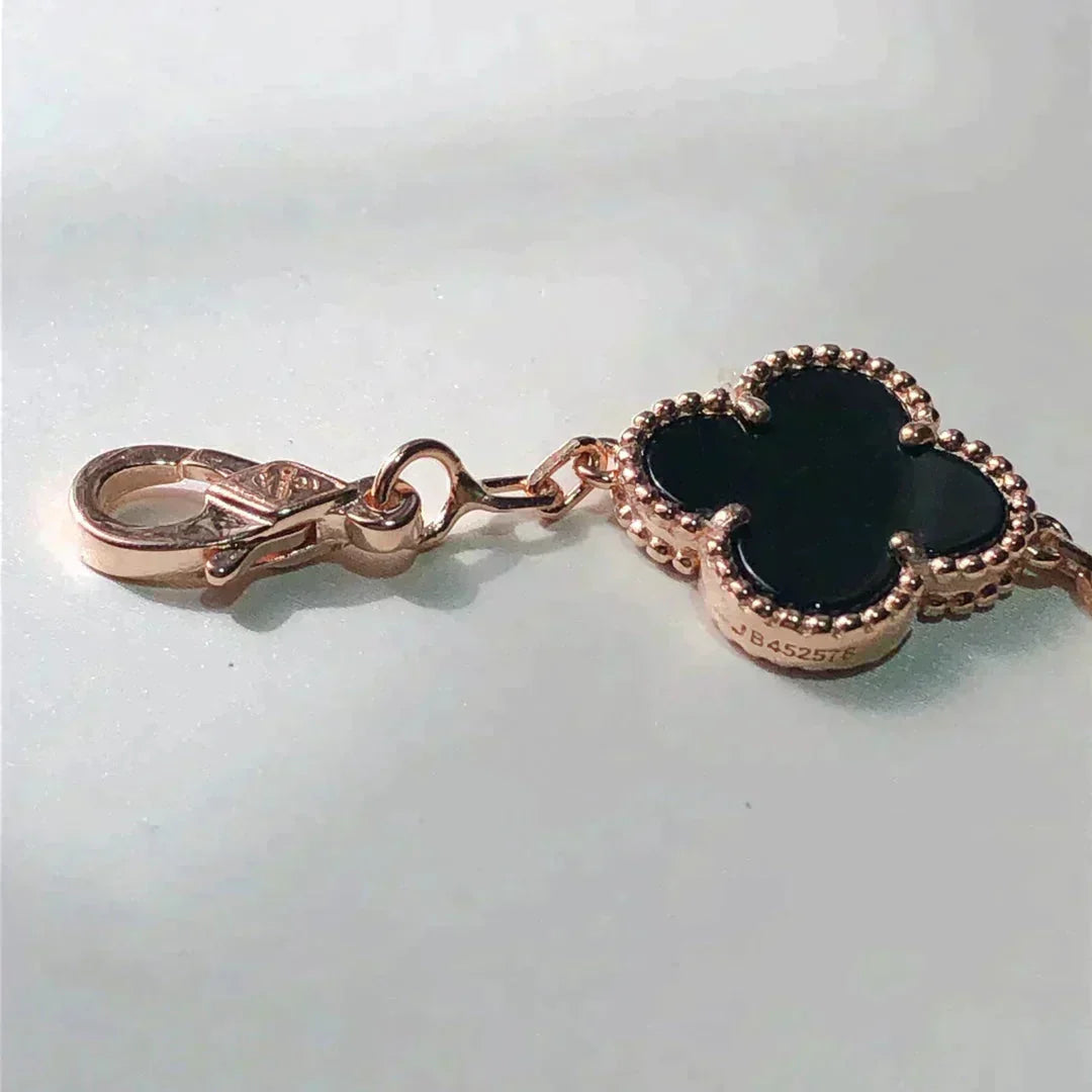 [Stars Jewelry]CLOVER 5 MOTIFS MULTICOLOR BRACELET