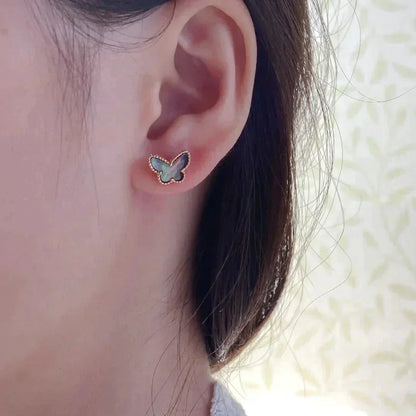 [Stars Jewelry]BUTTERFLY DARK MOP  EARRINGS