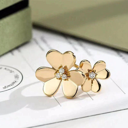 [Stars Jewelry]CLOVER COMOS GOLD DIAMOND RING