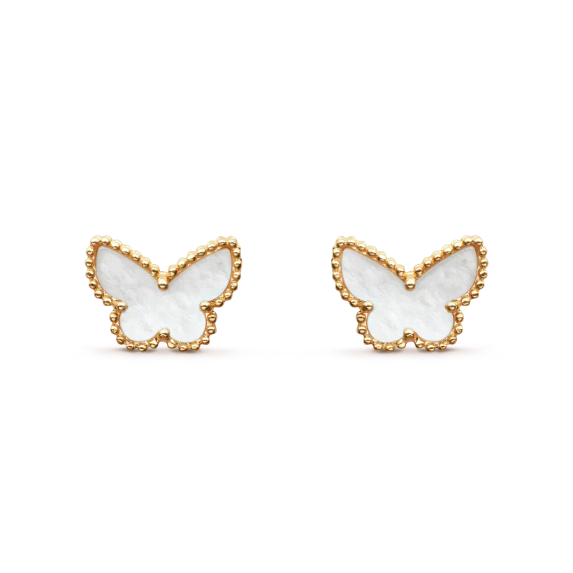 [Stars Jewelry]SWEET BUTTERFLY MOP EARSTUDS