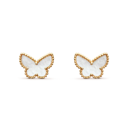 [Stars Jewelry]SWEET BUTTERFLY MOP EARSTUDS