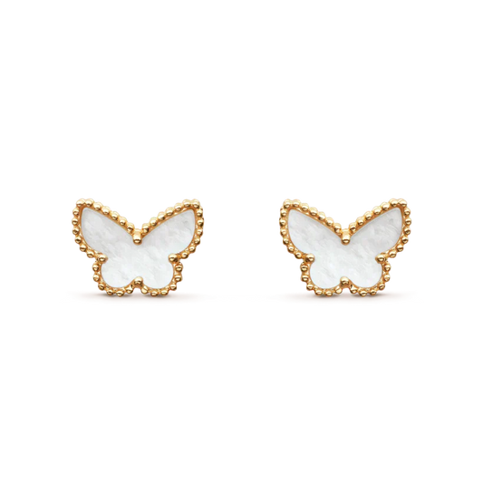 [Stars Jewelry]SWEET BUTTERFLY MOP EARSTUDS