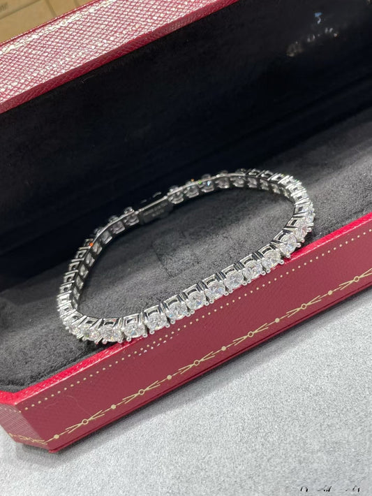 [Stars Jewelry jewelrys]TENNIS BRACELET WITH FULL DIAMOND SETTING