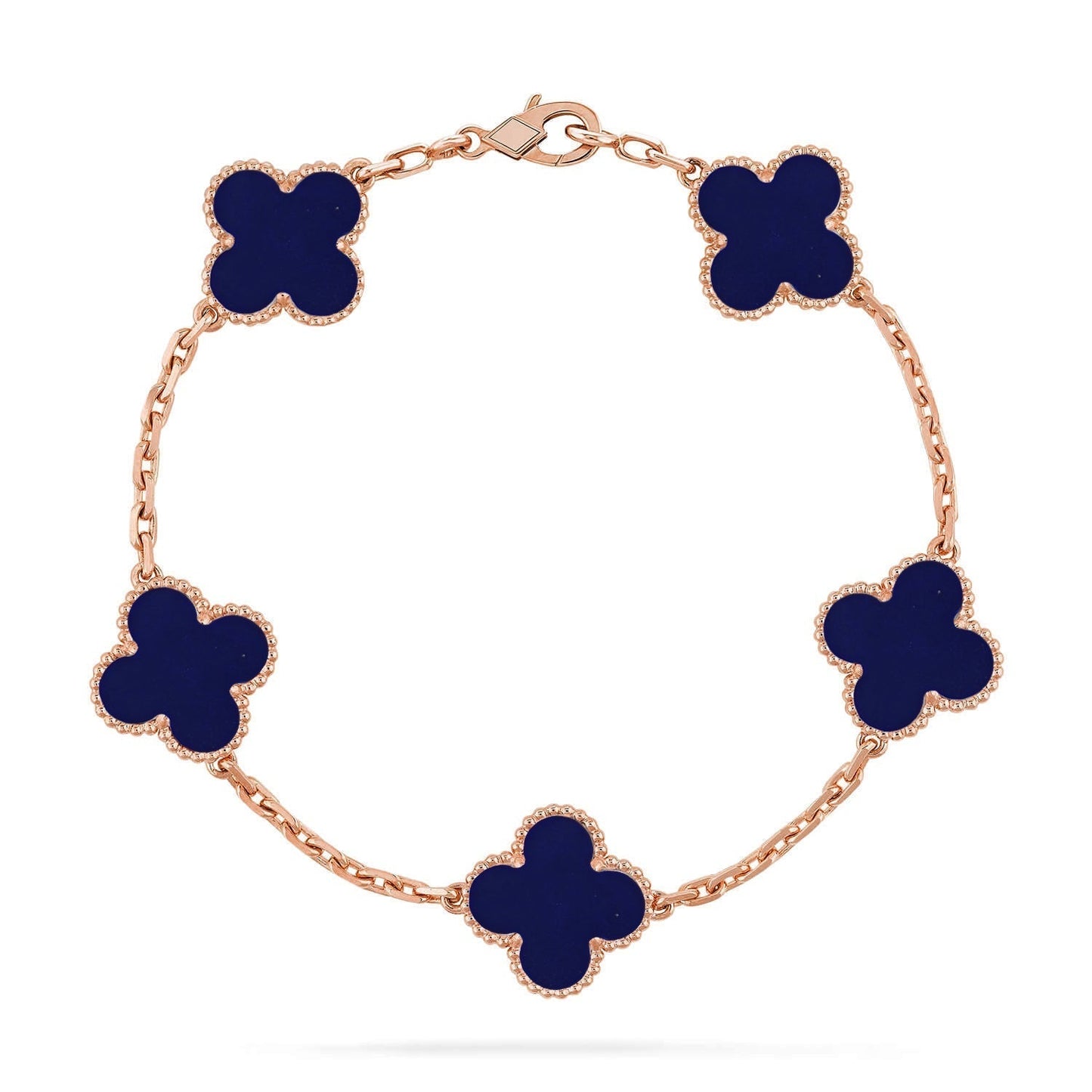 [Stars Jewelry]CLOVER 5 MOTIF LAPIS LAZULI BRACELET COLLECTION