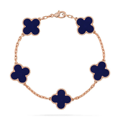 [Stars Jewelry]CLOVER 5 MOTIF LAPIS LAZULI BRACELET COLLECTION