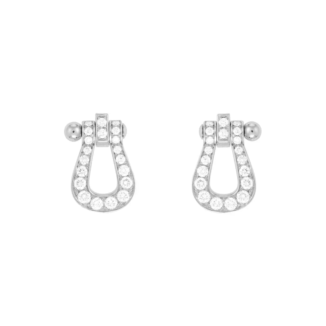 [Stars Jewelry]FORCE 10 FULL DIAMOND STUD EARRINGS MINI MODEL
