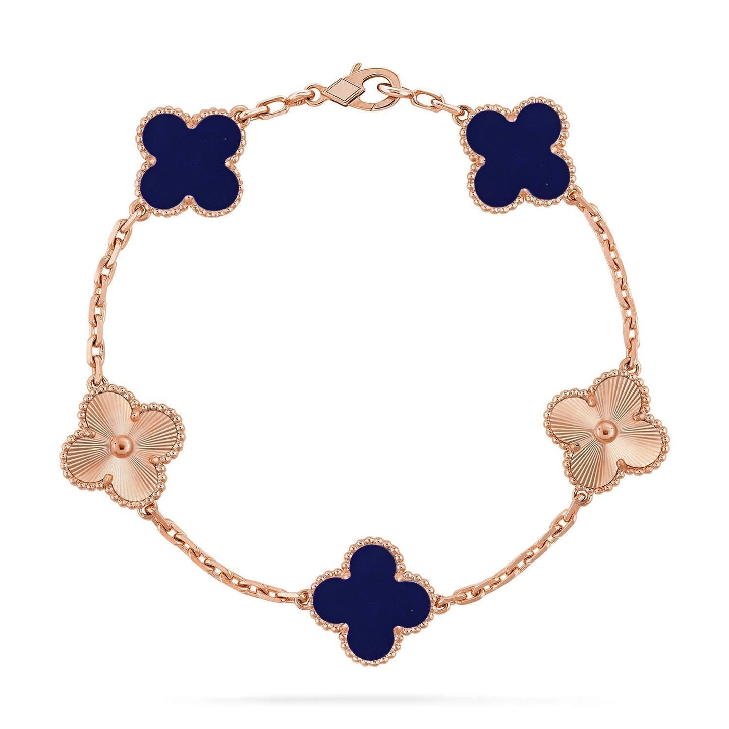 [Stars Jewelry]CLOVER 5 MOTIF LAPIS LAZULI BRACELET COLLECTION