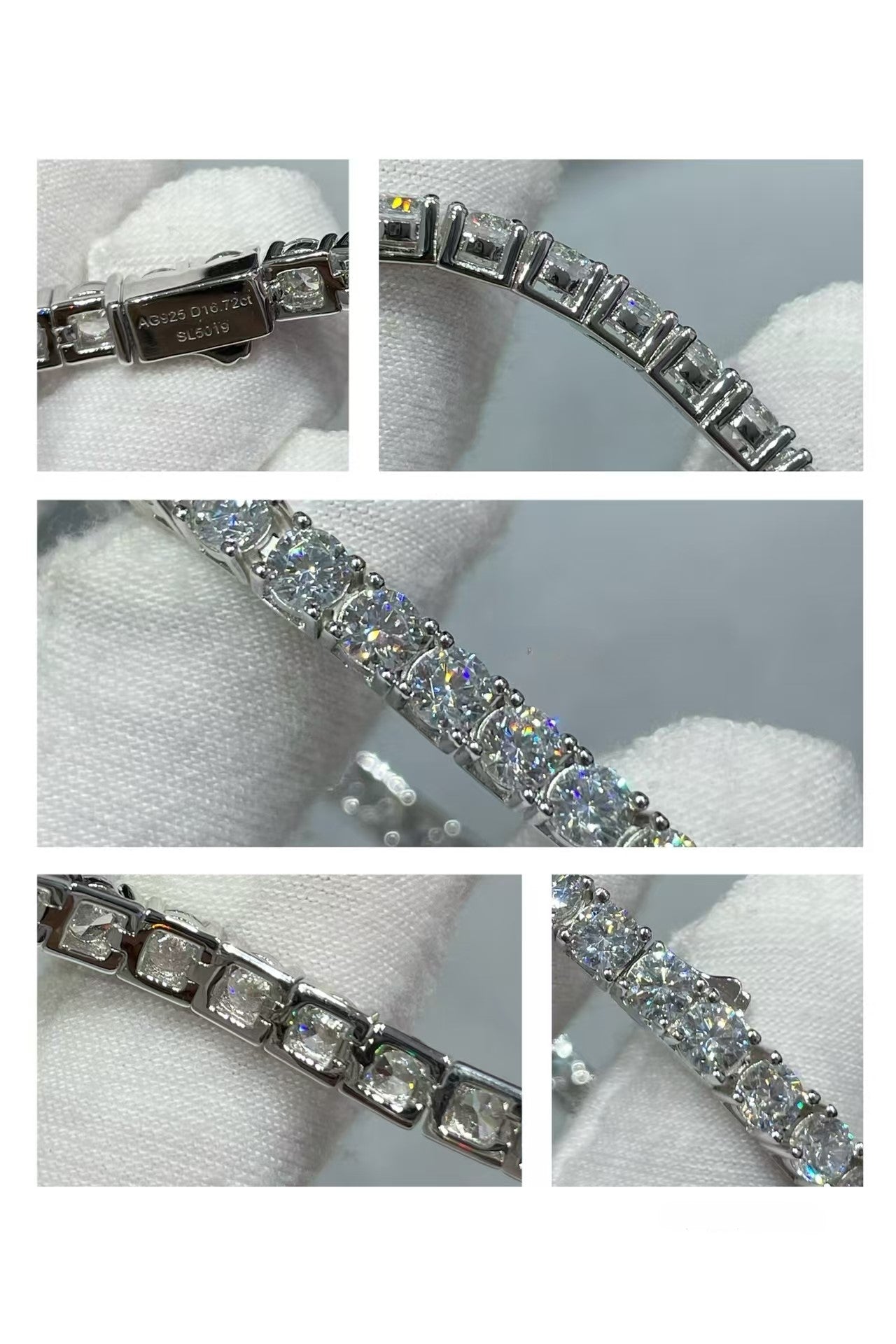 [Stars Jewelry jewelrys]TENNIS BRACELET WITH FULL DIAMOND SETTING