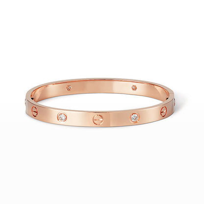 [Stars Jewelry]LOVE BRACELET 6.1MM 4 DIAMONDS