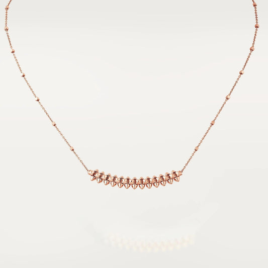 [Stars Jewelry]CLASH PINK GOLD NECKLACE