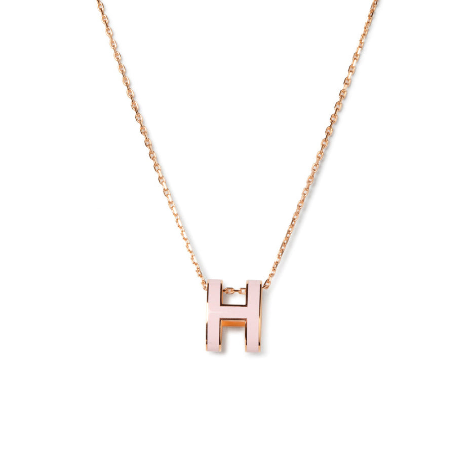 [Stars Jewelry]POP H PEDANT PINK GOLD