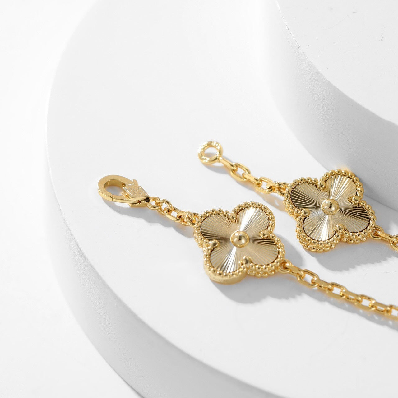 [Stars Jewelry]CLOVER 10 MOTIFS LASER NECKLACE