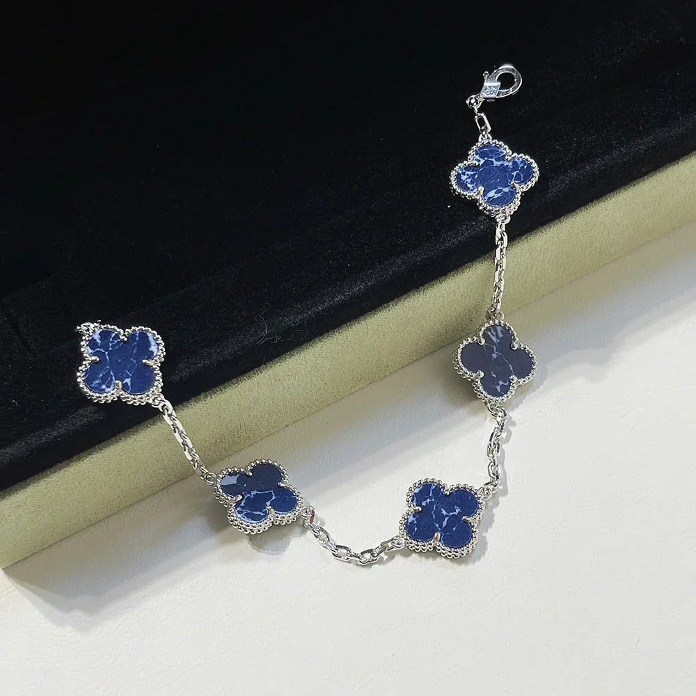 [Stars Jewelry]CLOVER 5 MOTIF PIETERSITE BRACELET COLLECTION