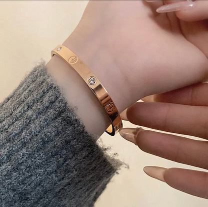 [Stars Jewelry]2026 RAINBOW LOVE BRACELET 6.1MM  10 DIAMONDS
