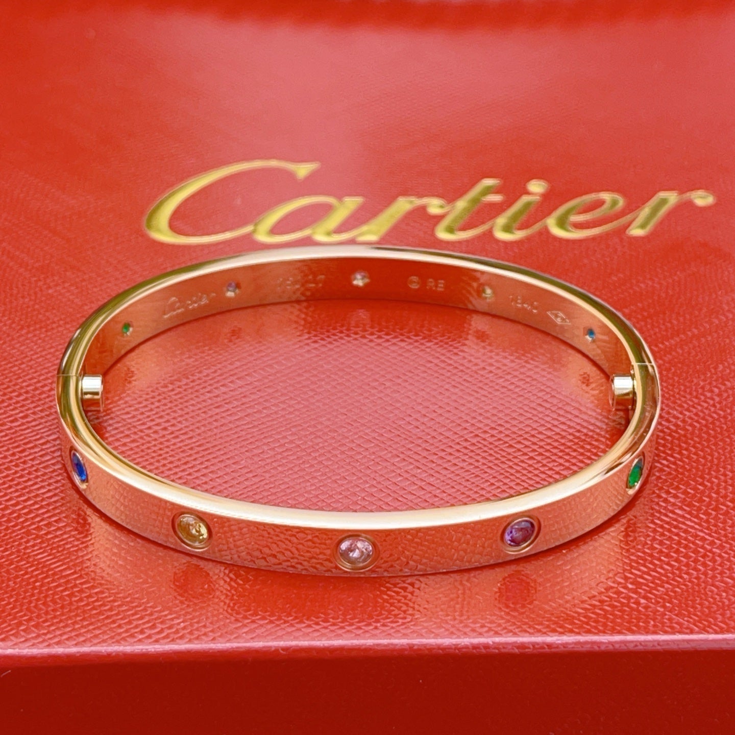[Stars Jewelry]2026 RAINBOW LOVE BRACELET 6.1MM  10 DIAMONDS