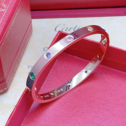 [Stars Jewelry]2026 RAINBOW LOVE BRACELET 6.1MM  10 DIAMONDS