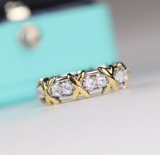 [Stars Jewelry jewelrys]Classic Gold Diamond Ring