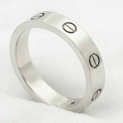 [Stars Jewelry]LOVE RING 4MM 1 DIAMOND SILVER