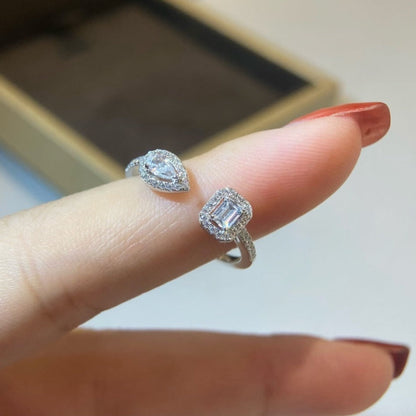 [Stars Jewelry]MY TWIN TOI & MOI SILVER DIAMOND RING