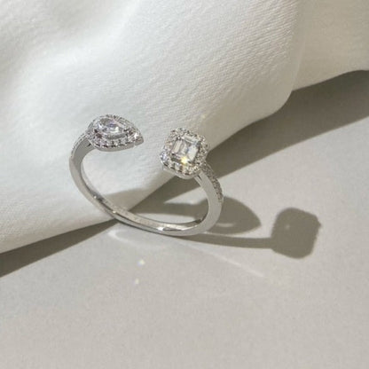 [Stars Jewelry]MY TWIN TOI & MOI SILVER DIAMOND RING