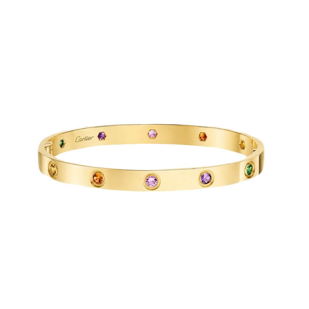 [Stars Jewelry]2026 RAINBOW LOVE BRACELET 6.1MM  10 DIAMONDS