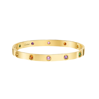 [Stars Jewelry]2026 RAINBOW LOVE BRACELET 6.1MM  10 DIAMONDS
