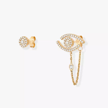 [Stars Jewelry]Lucky Eye Diamond Earrings