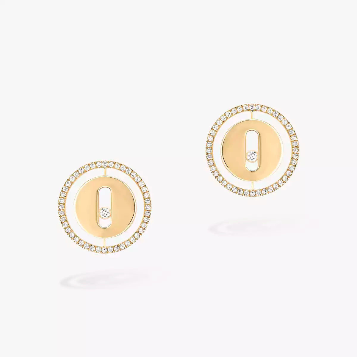 [Stars Jewelry]Lucky Move Diamond Earrings