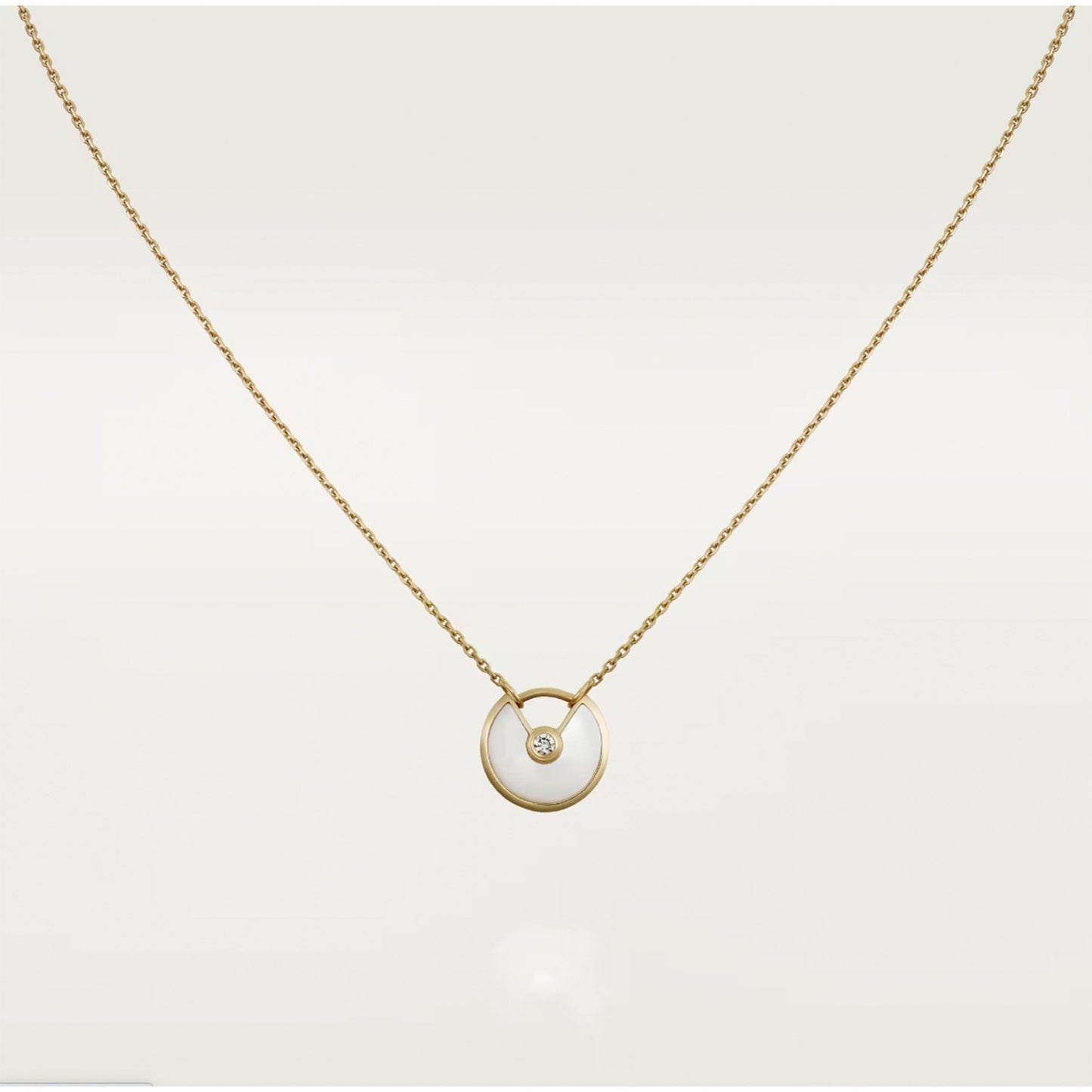 [Stars Jewelry]AMULETTE ROSE GOLD MOP NECKLACE