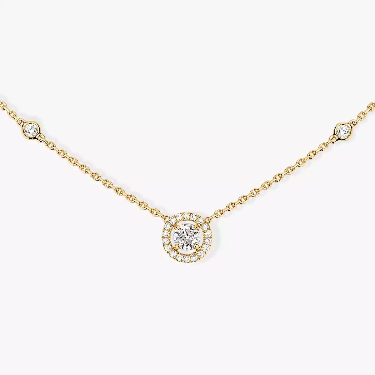 [Stars Jewelry]Diamond Necklace 0,20ct Brilliant Shape Joy