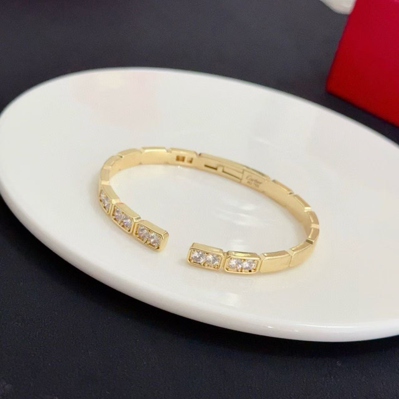 [Stars Jewelry jewelrys]LOVE DIAMOND OPEN  BRACELET