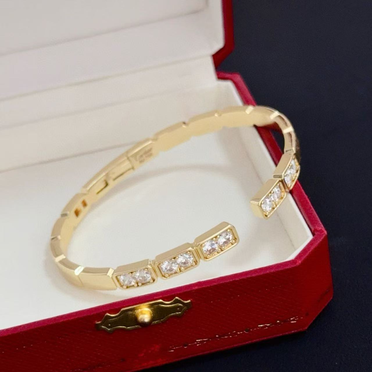 [Stars Jewelry jewelrys]LOVE DIAMOND OPEN  BRACELET