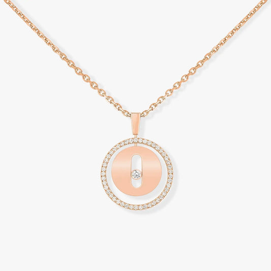 [Stars Jewelry]LUCKY MOVE PM NECKLACE PINK GOLD DIAMOND