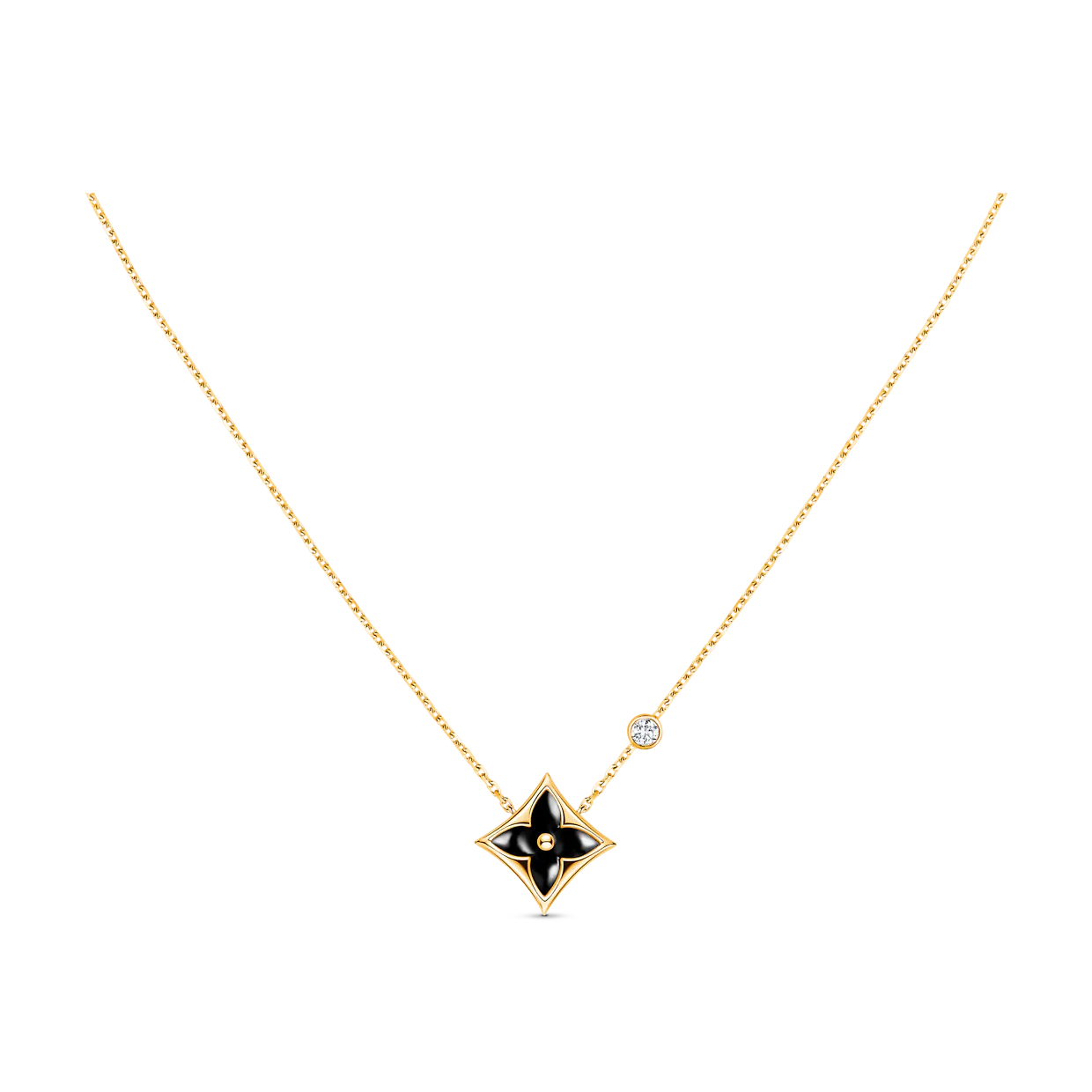[Stars Jewelry]STAR BLACK MOP NECKLACE