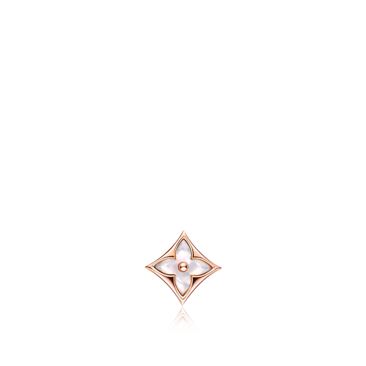 [Stars Jewelry]STAR MOP PINK GOLD EARRINGS