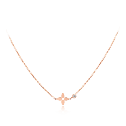 [Stars Jewelry]BLOSSOM PENDANT PINK GOLD AND DIAMOND