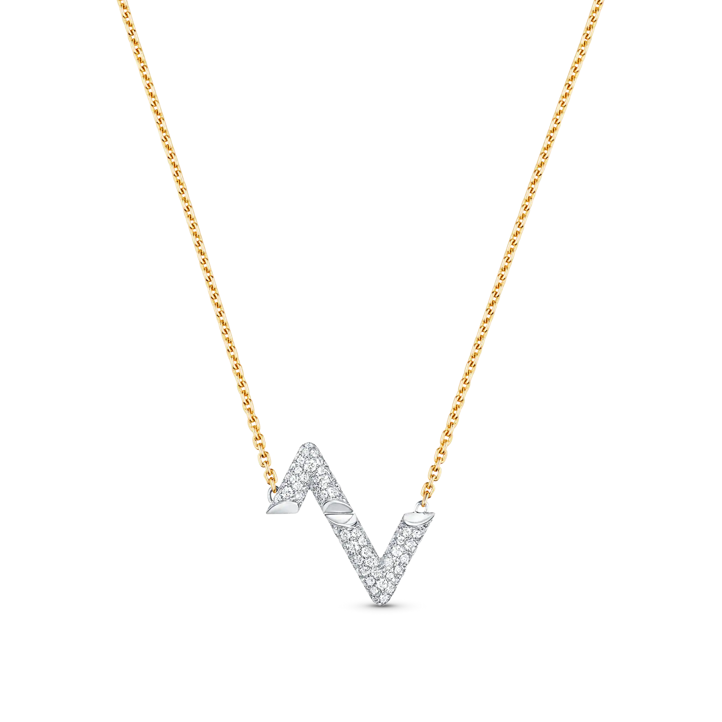 [Stars Jewelry]VOLT SILVER DIAMOND PEDANT NECKLACE