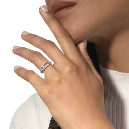 [Stars Jewelry]Move Uno Diamond Ring in Gold