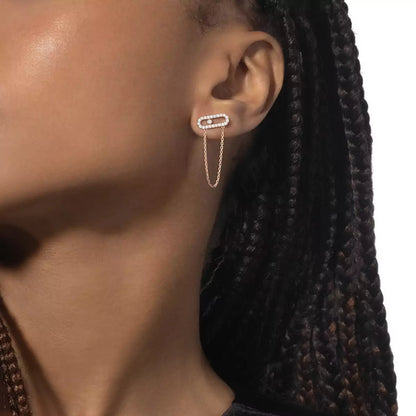 [Stars Jewelry]Move Uno Diamond Earrings