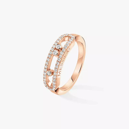 [Stars Jewelry] Baby Move Gold Diamond Pave_ Ring