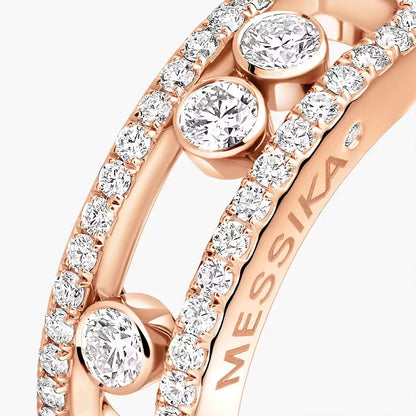 [Stars Jewelry] Move Gold Diamond Pave_ Ring