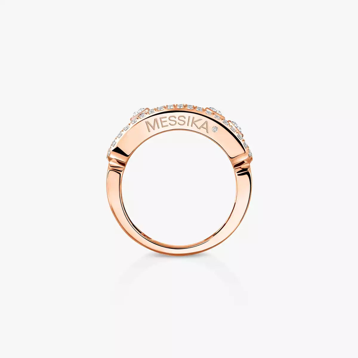 [Stars Jewelry] Move Gold Diamond Pave_ Ring