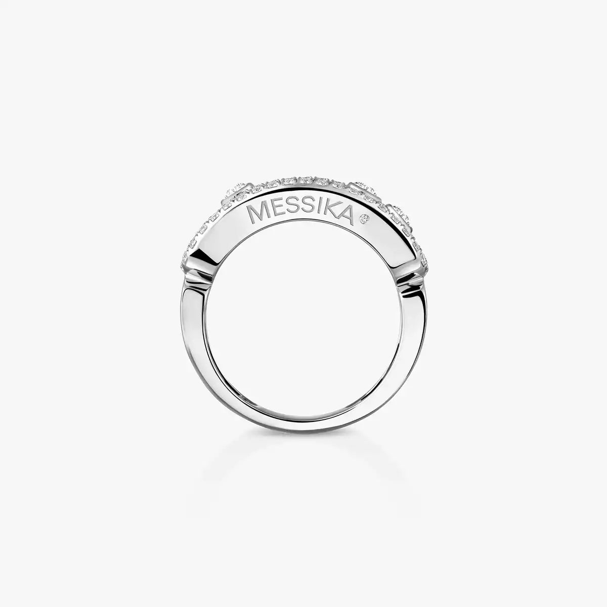 [Stars Jewelry] Move Gold Diamond Pave_ Ring