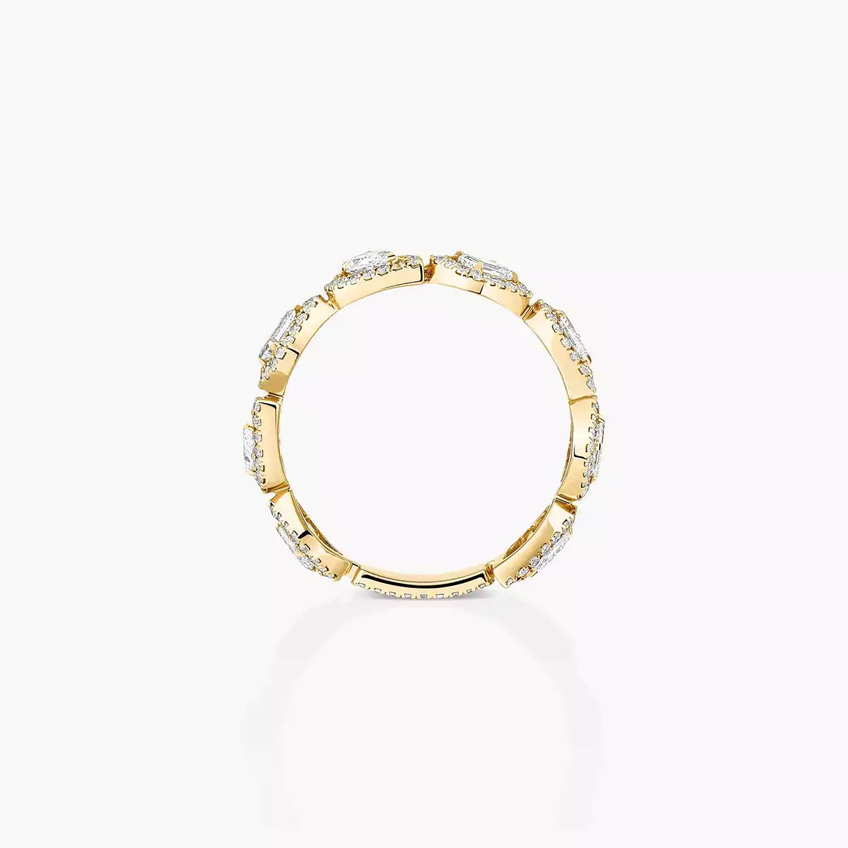 [Stars Jewelry]Diamond Wedding Ring My Twin